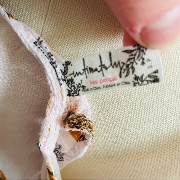 Intimately Free People x UO Into You Mini Boho Slip Dress- Size Small - Picture 9 of 11